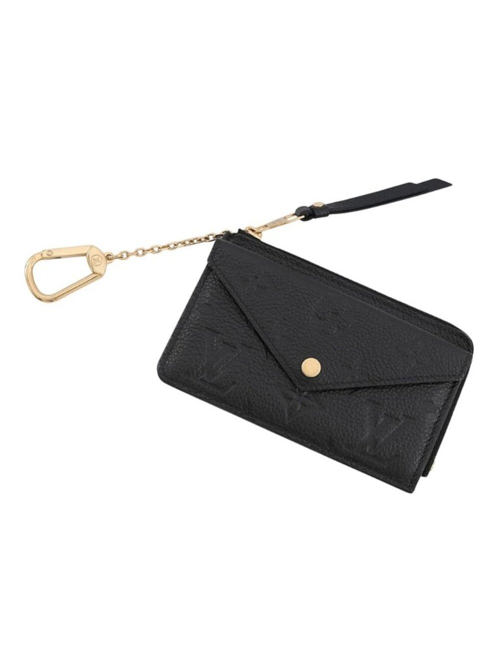 Louis Vuitton Coin Purse Monogram Empreinte Porte Cartes Recto Verso Black Card